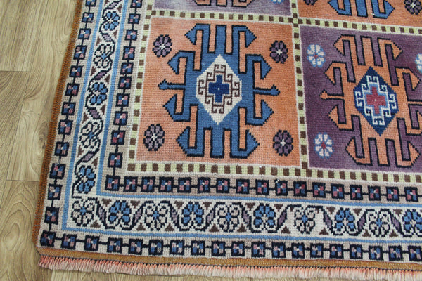 Vintage Persian Gochan Wool Rug 207 x 110 cm