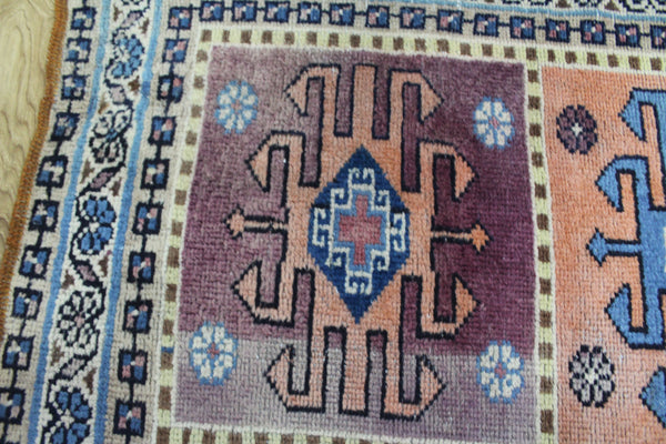Vintage Persian Gochan Wool Rug 207 x 110 cm