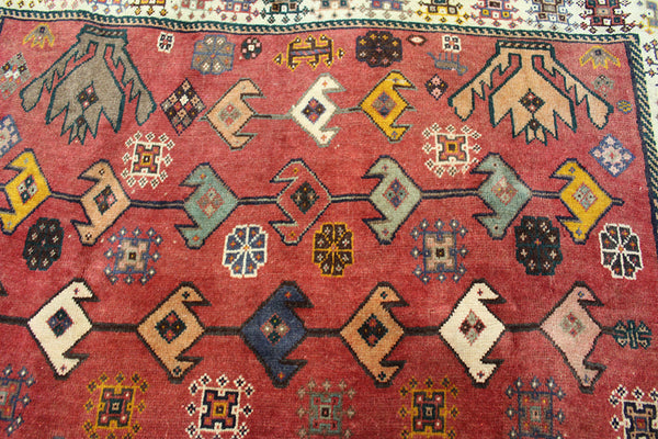 Handmade Persian Shiraz rug 220 x 120 cm