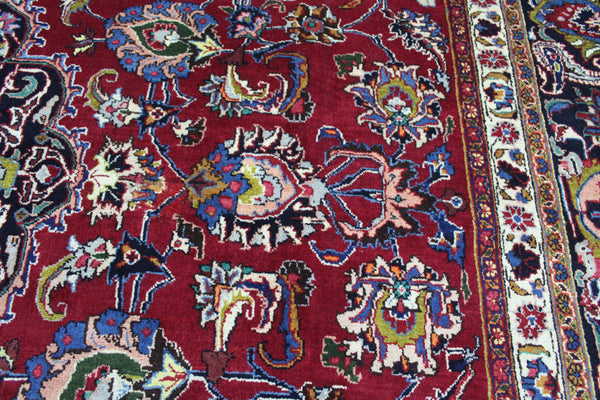 SIGNED PERSIAN MASHAD CARPET, SUPERB DESIGN 435 x 337 CM