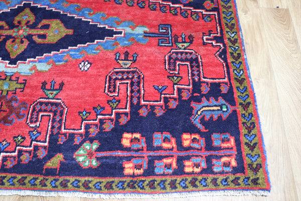 VINTAGE HANDMADE PERSIAN VISS CARPET IN GREAT CONDITION 273 X 165 CM