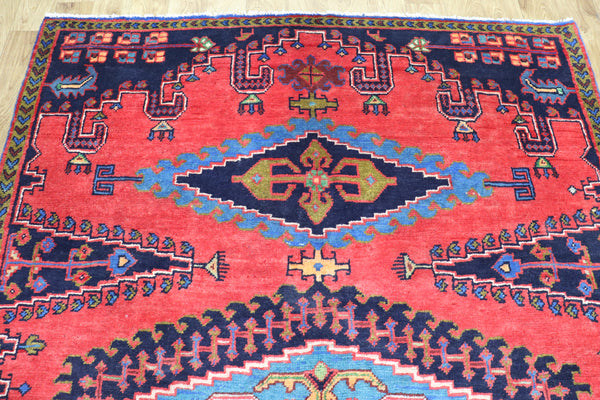 VINTAGE HANDMADE PERSIAN VISS CARPET IN GREAT CONDITION 273 X 165 CM