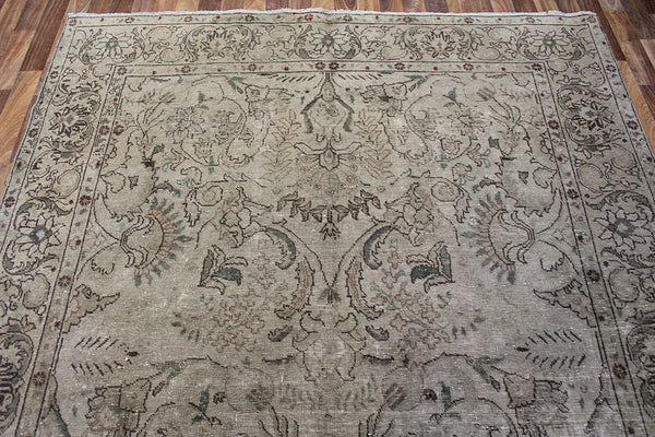 Overdyed Persian Tabriz Carpet 290 x 190 cm