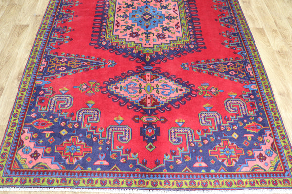 VINTAGE HANDMADE PERSIAN VISS CARPET IN GREAT CONDITION 265 X 165 CM