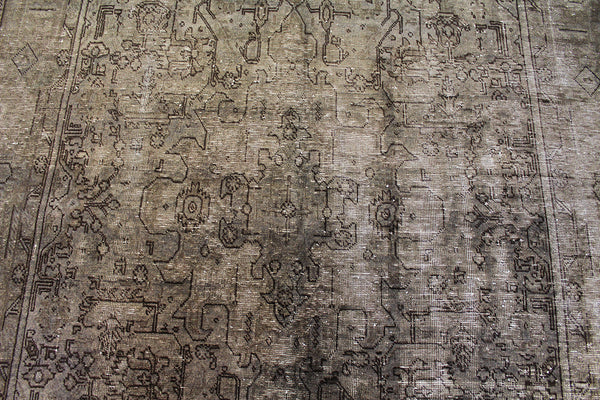 Overdyed Persian Tabriz carpet 280 x 180 cm