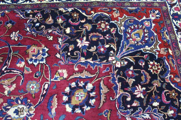 Signed Persian Mashad Carpet 377 x 300 cm