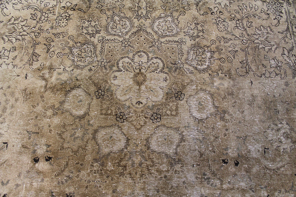 Overdyed Persian Tabriz carpet 310 x 245 cm