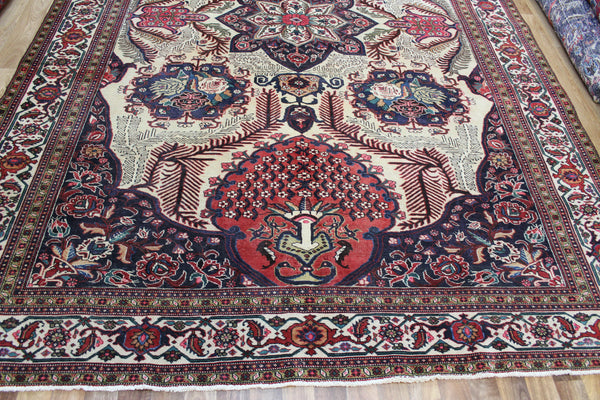 ANTIQUE HANDMADE PERSIAN TABRIZ KHOYE, CIRCA 1900