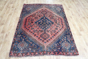 VINTAGE PERSIAN SHIRAZ QASHQAI RUG 175 x 132 CM