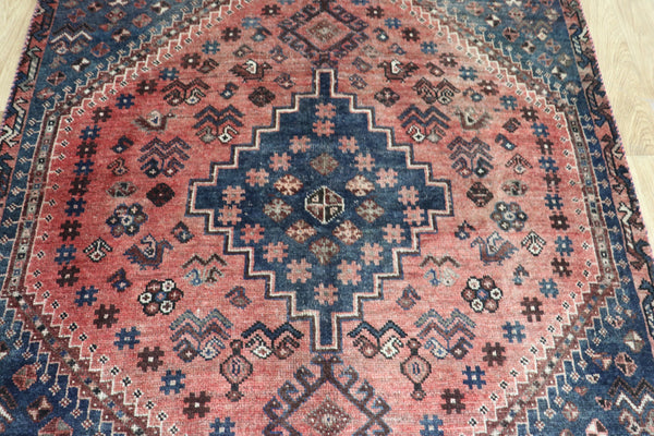 VINTAGE PERSIAN SHIRAZ QASHQAI RUG 175 x 132 CM