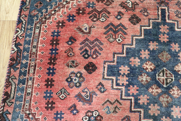 VINTAGE PERSIAN SHIRAZ QASHQAI RUG 175 x 132 CM