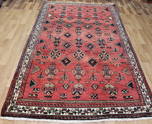 Old Persian Shiraz rug 270 x 150 cm