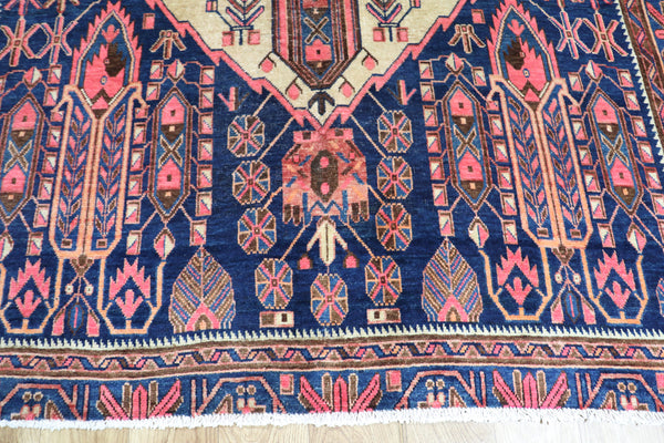 VINTAGE HANDMADE PERSIAN AFSHAR RUG 210 x 140 CM