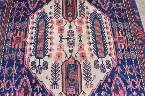 VINTAGE HANDMADE PERSIAN AFSHAR RUG 210 x 140 CM