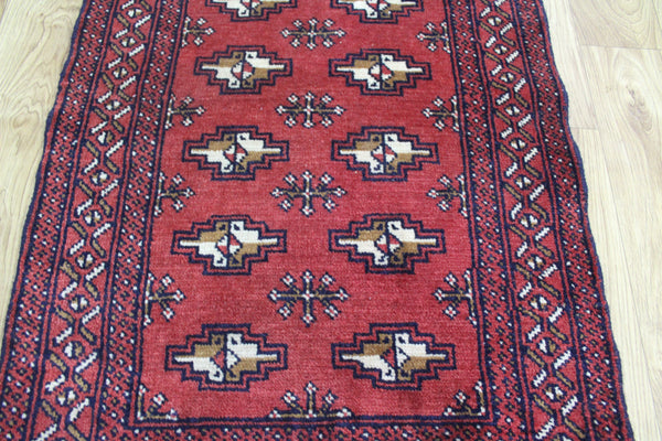 Fine Handmade Persian Turkmen Tribal Rug 80 x 63 cm