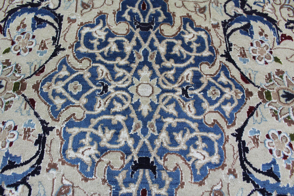 Fine Persian Nain Silk & Wool Carpet 540 x 350 cm