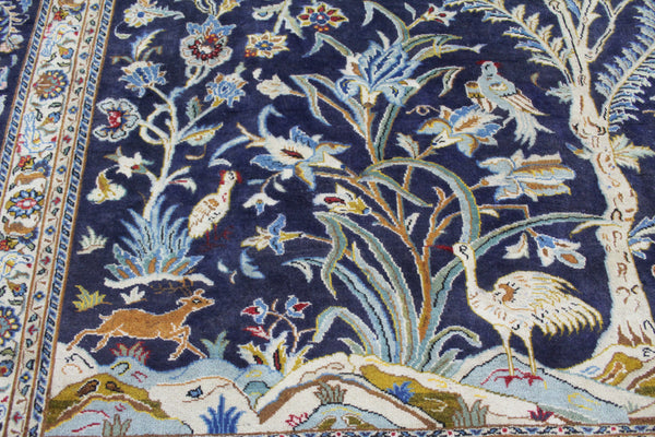 Antique Persian Kashan Carpet Tree Of Life Design 360 x 280 cm