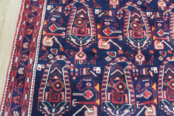 VINTAGE PERSIAN BALUCH RUG WITH BOTEH DESIGN 155 X 105 CM