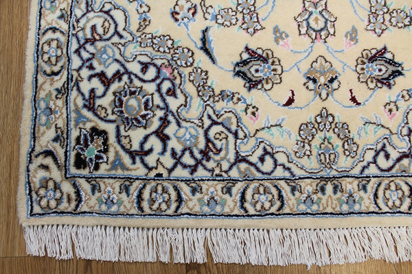 Persian Nain rug silk & wool 130 x 88 cm