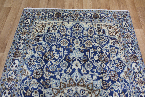 PERSIAN NAIN RUG WOOL AND SILK, GREAT DESIGN AND SUPERB COLOURS 184 X 122 CM