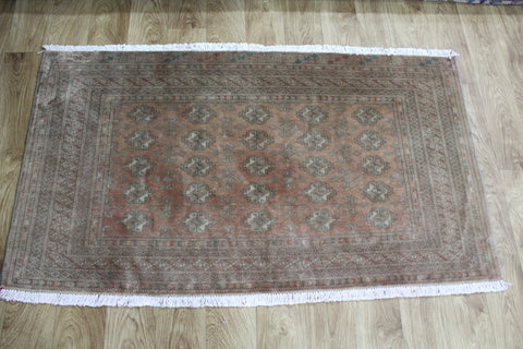 Fine Handmade Persian Turkmen Tribal Rug 135 x 72 cm