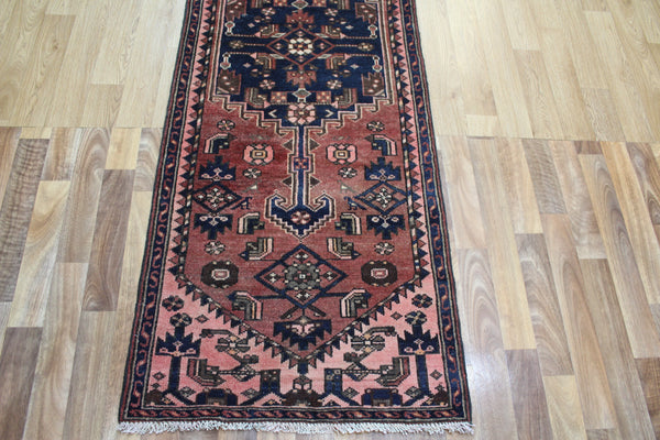 EXTRA LARGE HANDMADE PERSIAN RUNNER OF TRADITIONAL MEDALLION DESIGN 480 X 72 CM