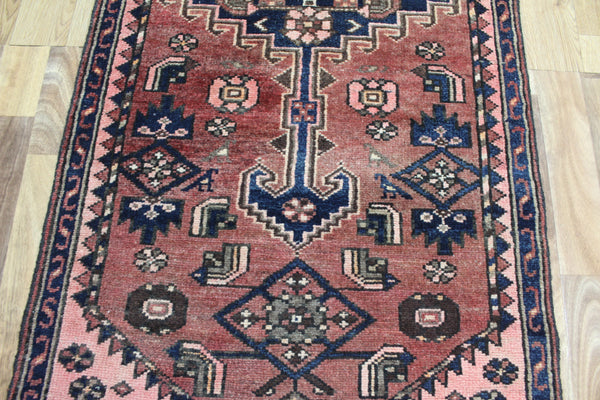 EXTRA LARGE HANDMADE PERSIAN RUNNER OF TRADITIONAL MEDALLION DESIGN 480 X 72 CM