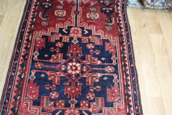 EXTRA LARGE HANDMADE PERSIAN RUNNER OF TRADITIONAL MEDALLION DESIGN 480 X 72 CM