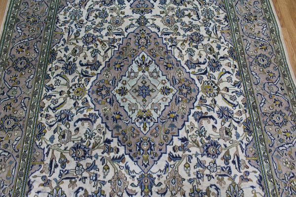 EXCEPTIONALLY FINE PERSIAN KASHAN RUG FLORAL DESIGN 215 x 137 CM