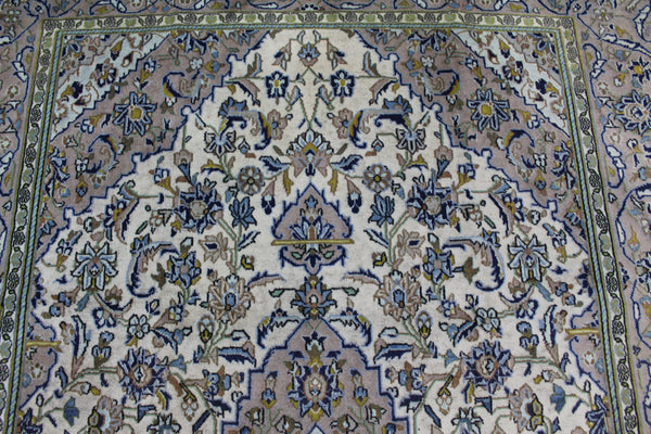 EXCEPTIONALLY FINE PERSIAN KASHAN RUG FLORAL DESIGN 215 x 137 CM