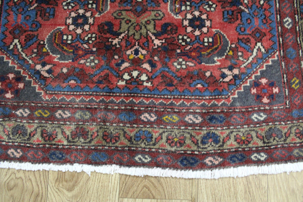 Old Handmade Persian Rug with Herati design 83 x 53 cm cm