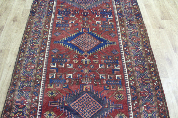 Antique Persian Heriz Runner,Very Hard Wearing 463 x 112 cm