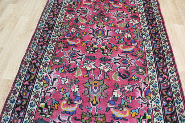 EXTRA LARGE PERSIAN TABRIZ WOOL RUNNER 425 X 123 CM