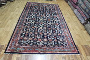 VINTAGE PERSIAN MAHAL CARPET WITH ALL OVER HERATI DESIGN 310 X 165 CM