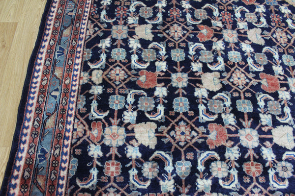 VINTAGE PERSIAN MAHAL CARPET WITH ALL OVER HERATI DESIGN 310 X 165 CM