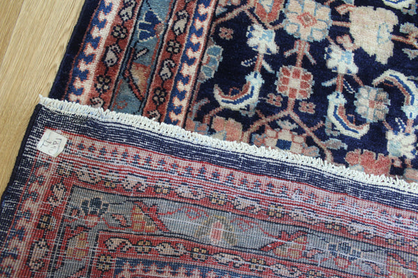 VINTAGE PERSIAN MAHAL CARPET WITH ALL OVER HERATI DESIGN 310 X 165 CM