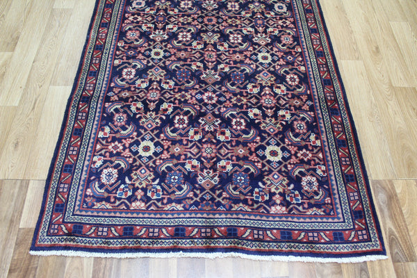 VINTAGE PERSIAN MAHAL RUG WITH HERATI DESIGN 210 X 110 CM