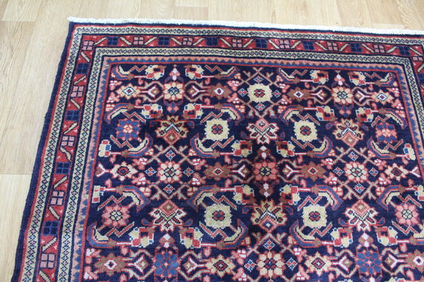 VINTAGE PERSIAN MAHAL RUG WITH HERATI DESIGN 210 X 110 CM