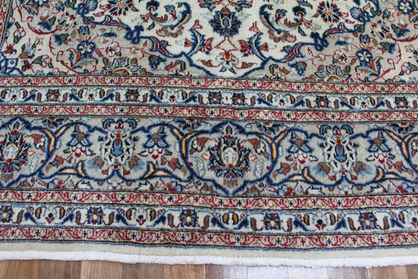 FINE HANDMADE PERSIAN KASHAN CARPET OF FLORAL DESIGN 287 X 195 CM