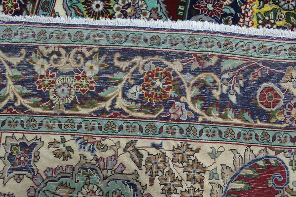 Fine Handmade Persian Qum Silk & Wool Rug 220 x 135 cm