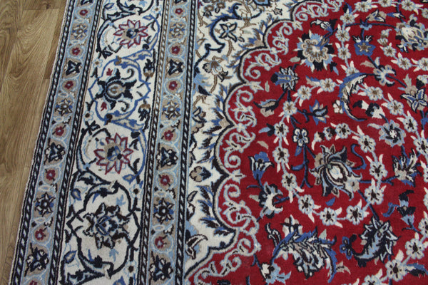 Fine Persian Nain Carpet wool & silk 350 x 236 cm
