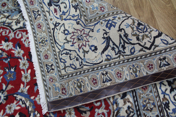 Fine Persian Nain Carpet wool & silk 350 x 236 cm