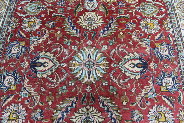 FINE HANDMADE PERSIAN TABRIZ CARPET FLORAL DESIGN 285 X 195 CM