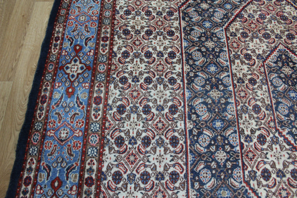 Antique Persian Moud carpet from Mashad region with Herati design 290 x 215 cm