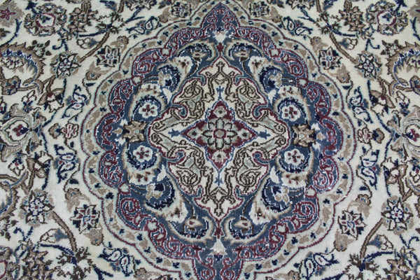 Fine Persian Nain Carpet wool & silk 295 x 197 cm