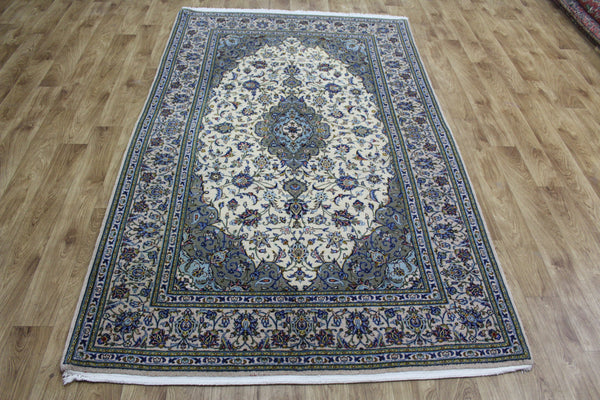 Fine Persian Kashan Kurk Wool Rug 217 x 140 cm