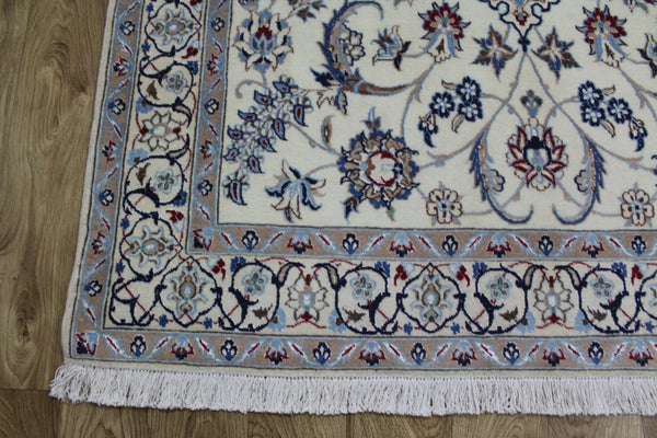 Fine Persian Nain Rug Silk & Wool 210 x 130 cm