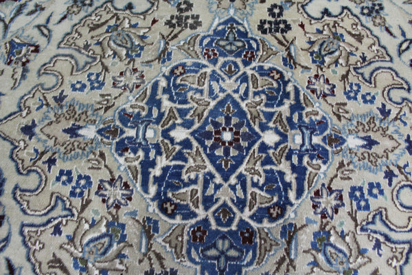 Fine Persian Nain Carpet wool & silk 370 x 260 cm
