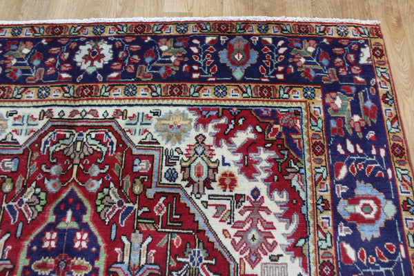 VINTAGE HANDMADE PERSIAN TABRIZ CARPET 295 X 195 CM