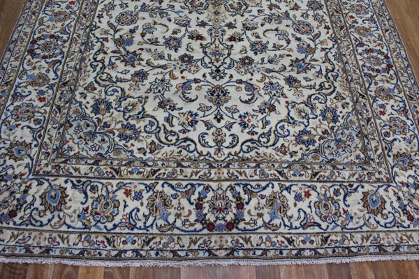 FINE HANDMADE PERSIAN KASHAN CARPET OF FLORAL DESIGN 300 X 195 CM